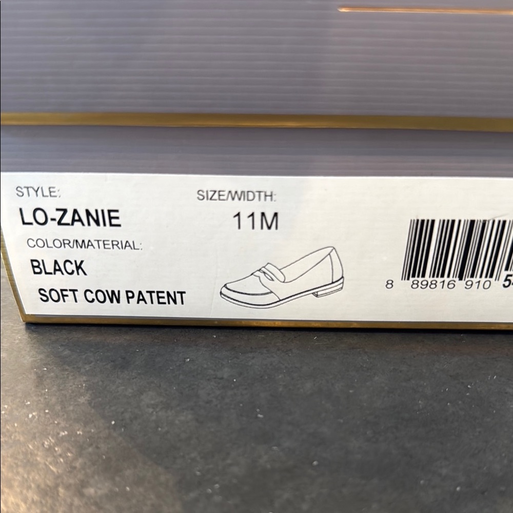 Louise et Cie Black Patent Penny Loafers - Picture 4 of 5